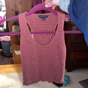 American Eagle Ruched Tank Top